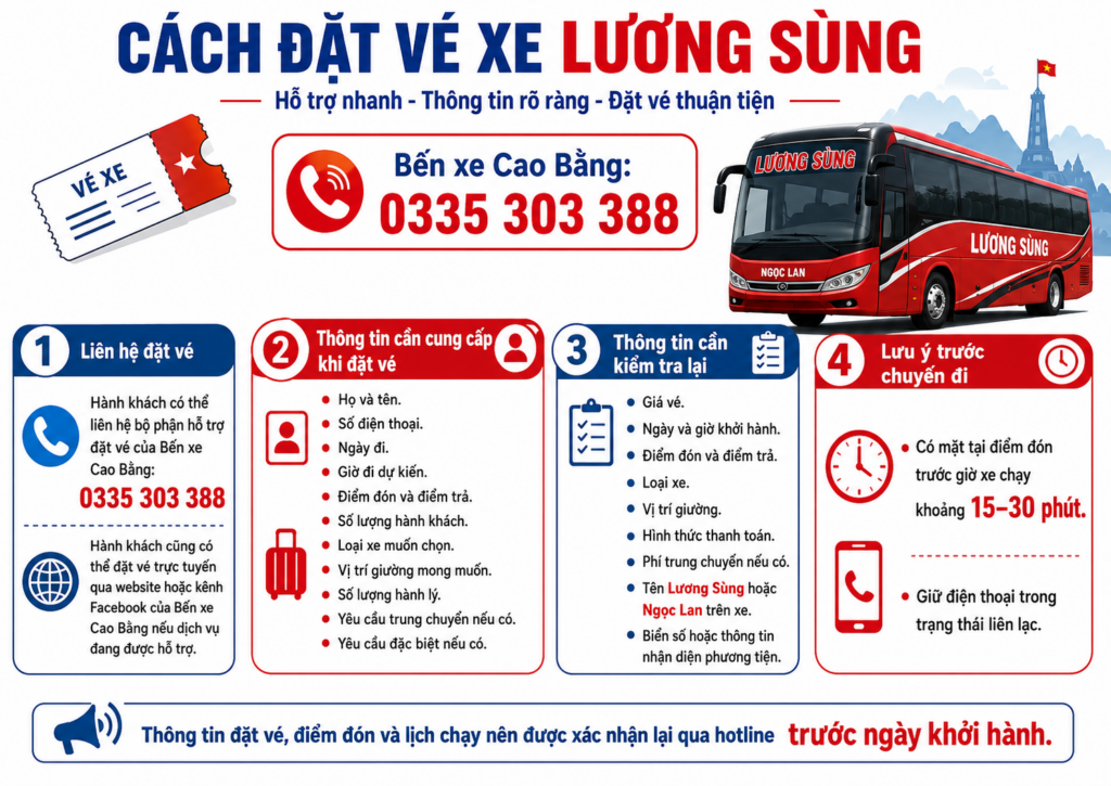 Cách đặt vé xe Lương Sùng