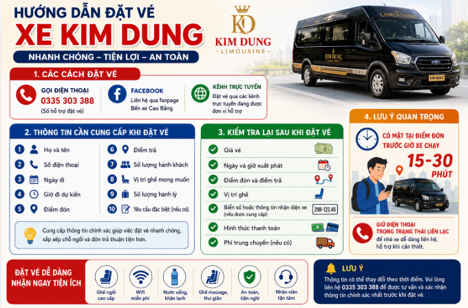 Hướng dẫn đặt vé xe