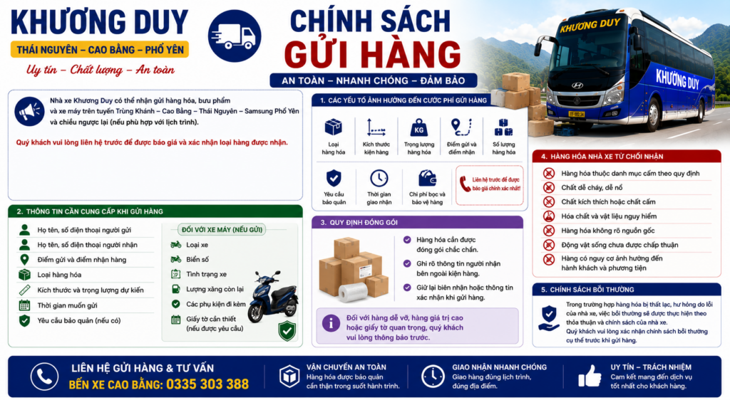 Chính sách gửi hàng