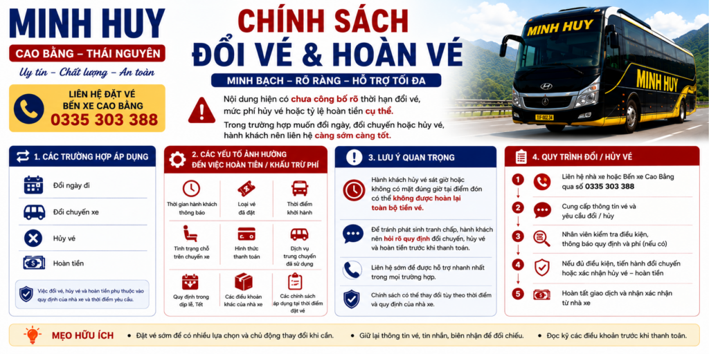 Chính sách đổi và hoàn vé